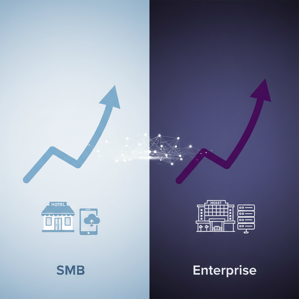 Hotel Software Adoption Curves: SMB vs Enterprise