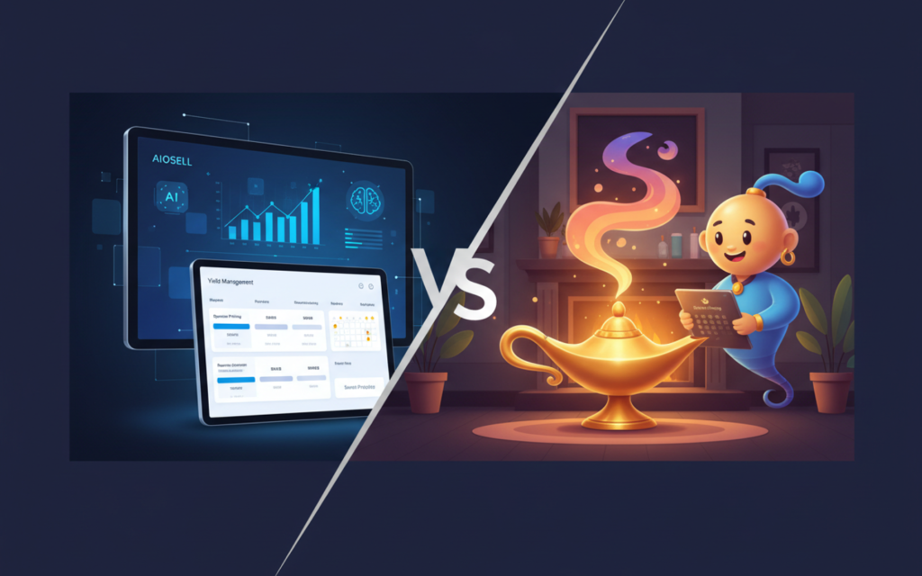 Aiosell vs RoomPriceGenie for Small Independent Hotels
